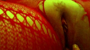 bbw unleashes a wild squirt in close-up view