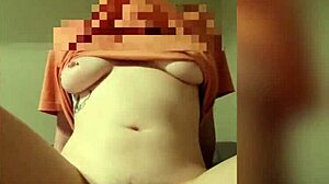 Amateur goth couple shares intimate socks moment