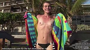 Florida Teen Poses Naked Outdoors!