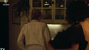 Desiree Akhavan and Maxine Peake in steamy lesbian scene