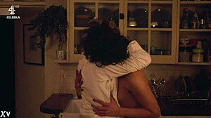 Desiree Akhavan and Maxine Peake in steamy lesbian scene