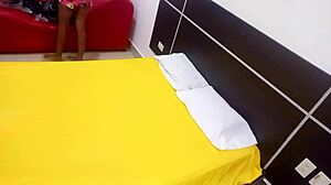 stepsister begs for interracial homemade mounting