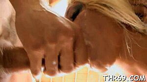 monster cock choking me in wild blowjob contest, damn! 😱