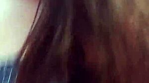 Latina stepsister with big tits rides cowgirl and moans deliciously while sucking cock