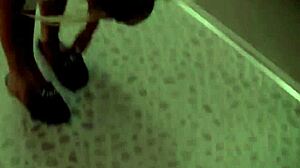 Sexy Blonde Gf Doing Sports And Blowjob In The Gym