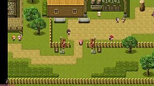 Fallen Makina Part 1: Redhead with Big Tits in Hentai Game