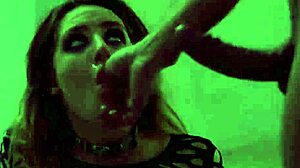 european babe gets hardcore blowjob and facial cumshot