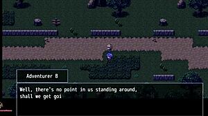 Fallen Makina Part 1: Redhead with Big Tits in Hentai Game