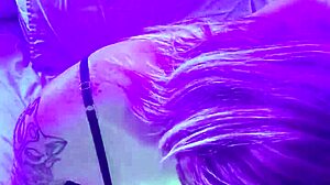 Tranny Oiled Up Anal In The Bed With Her Feet Up In The Air