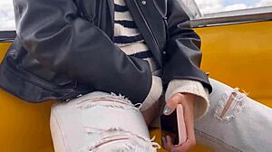 I can't believe I saw these Latina lesbians fingering each other's pussies in the amusement park