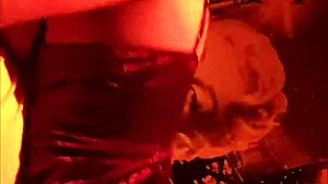 Latina Housewife Rides Whore in Red Club Room