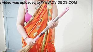 Sangeeta gets hot while pissing dirtily