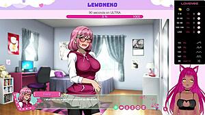 Lewdneko，这个Vtuber，正在公开自慰扶她本子游戏