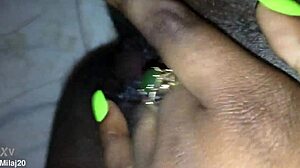 Oh, Fingering My Tight Black Creamy Pink Pussy Feels Amazing!