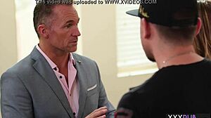 Hot milf massages perverted lawyer