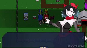 Spunkstock Music Festival - Big Tits Goth Babe Gets Her Pussy Wrecked Hentai Sex Game - Part 5