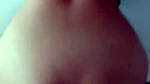 couple enjoying amateur sex with cum on ass