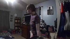 Miss Magic tries on outfits for comic-con, showing her big tits and ass