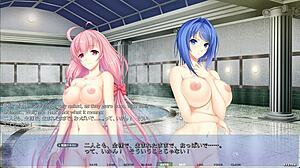 Akumeru Family Harem Route Part 2: Dual Step-Sister Titty Fuck With Big Tits In Group Anime