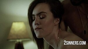 Wife swap turns into wild brunette group action