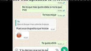 horny latina chats after webcam fucking