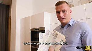 Sexy Czech Wife Shows Off Skills in Strict Suit and Lingerie.