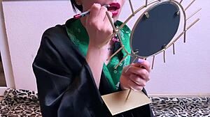 Eva Deva Boldly Teaches Girl With Big Tits And Pussy In Stockings