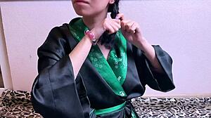 Eva Deva Boldly Teaches Girl With Big Tits And Pussy In Stockings