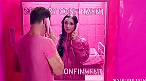 Holy hell, watch this hairless pussy get slammed by a monster cock! Solitary pink close-up action!