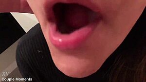 Safada Swallowing Cum Like Crazy, What A Sight!