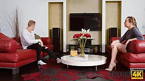 Tutor4k Nerdy Physics Tutor Swaps Roles for Wild Student Sex