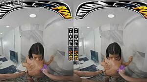 Want to give your cock to black stepsister Ameena Green in virtual porn?