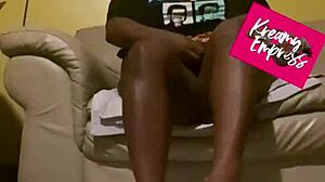 Hot Ebony Milf Licks Honey Off Feet!