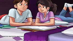 headmistress punishes students in summertimesaga episode 2 10