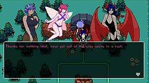 Hey, check out this hentai game with lesbian succubus sex and cum