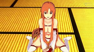 Watch Asuna give joi jerk off instructions.