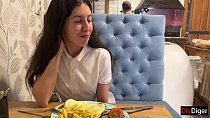 Gym Girl Seduced and Nailed Hard on First Wild Date