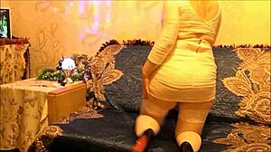 Moms in Stockings and Panties at Party