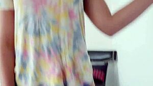 Hot teen amateurs get mouth full of jizz after intense blowjob.