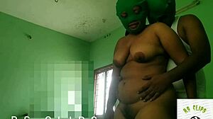 Tamil girl sucks and presses boobs during sex