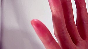 Wet female hands in japanese fetish scene