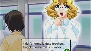 Hentai teacher seduced and fucked by monster in wild anime