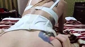 i fuck violinist in poses, she sucks cock and swallows cum