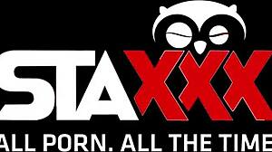 Busty blonde Tarra takes white and black cocks