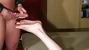 jerk off onto my leg you filthy slut in hd