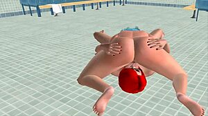 Emily and Alice Fuck in Cloakroom with Big Tits