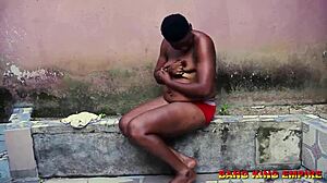 during easter, ebony babe gives neighbor her ass 😩