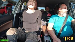 trans luana reis gives outdoor blowjob to youtuber bluezao