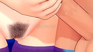 Amelia the Sexy High School Teacher in Hentai Cartoon 😏