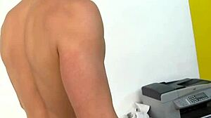 Homosexual porn movie scene with erotic contest!